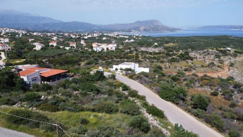Kokkino Chorio Kreta, Kokkino Chorio: Grundstück mit Meerblick und Bergblick zu verkaufen Grundstück kaufen